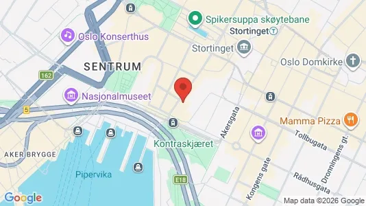 Kontorer til leie i Oslo Sentrum – Bilde fra Google Street View