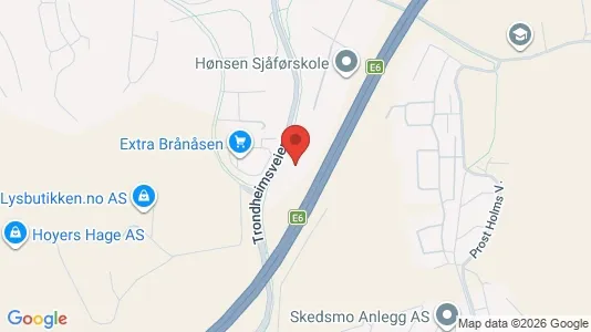 Varastot Vuokrattavana i Skedsmo - Kuva Google Street Viewstä