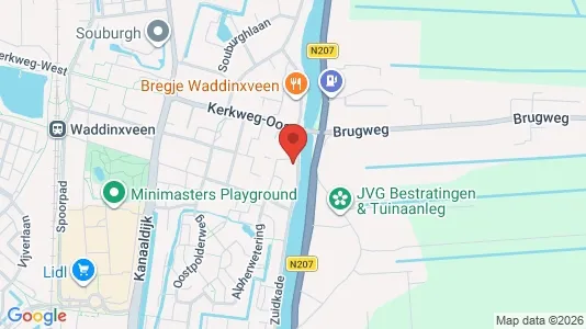 Kantorruimte te huur i Waddinxveen - Foto uit Google Street View