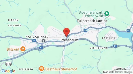 Büros zur Miete i Pressbaum – Foto von Google Street View