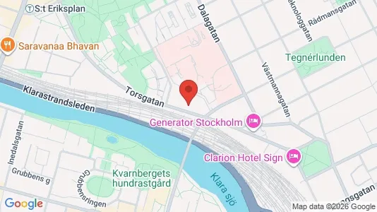 Lokale biurowe Do wynajęcia i Vasastan - kort over placeringen
