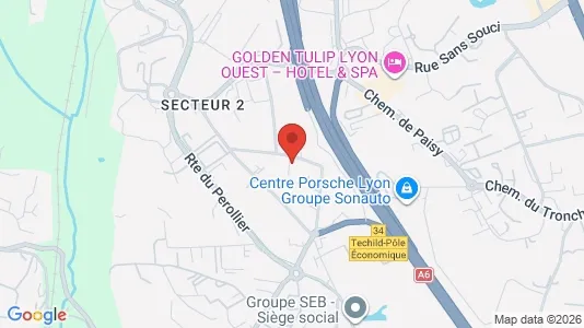 Coworking spaces zur Miete i Lyon – Foto von Google Street View