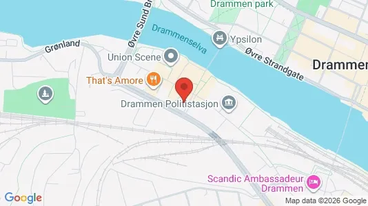 Liikekiinteistöt Vuokrattavana i Drammen - Kuva Google Street Viewstä