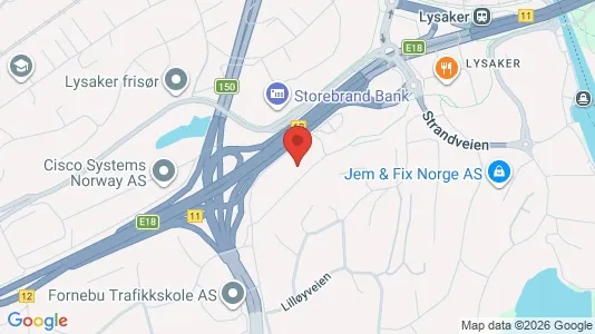 Toimistotilat Vuokrattavana i Bærum - Kuva Google Street Viewstä