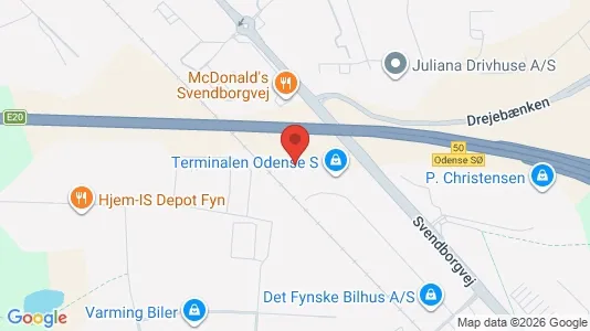 Kontorlokaler til leje i Odense S - Foto fra Google Street View