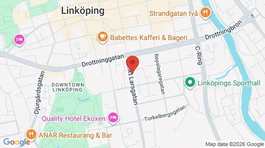 Gewerbeflächen zur Miete i Linköping - kort over placeringen