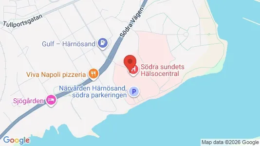Werkstätte zur Miete i Härnösand - kort over placeringen