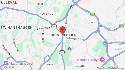 Büros zur Miete i Oslo Grünerløkka – Foto von Google Street View