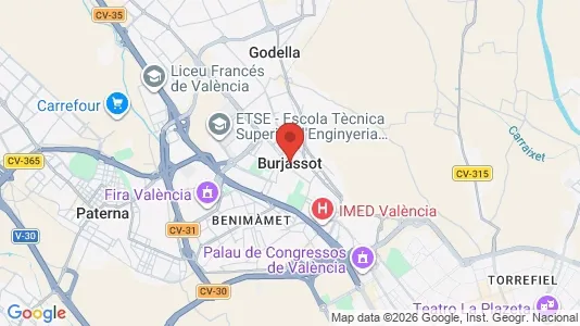 Lokaler til leje i Burjassot - Foto fra Google Street View