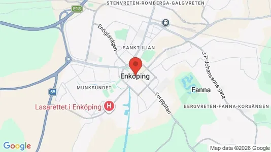 Büros zur Miete i Enköping - kort over placeringen
