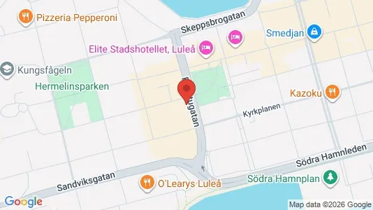Kontorlokaler til leje i Luleå - Foto fra Google Street View