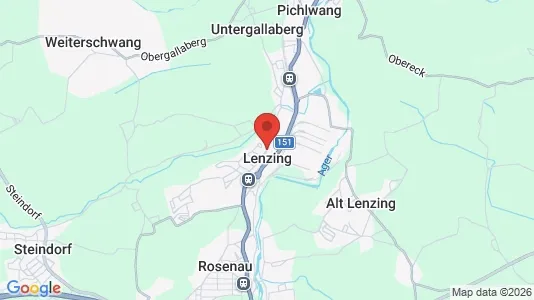 Kontorslokaler för uthyrning i Lenzing – Foto från Google Street View