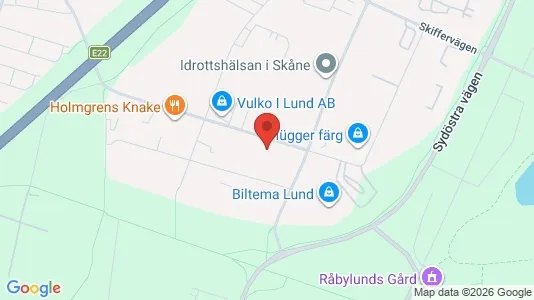 Varastot Vuokrattavana i Lund - Kuva Google Street Viewstä