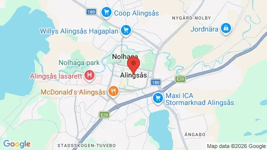 Shops for rent i Alingsås - Photo from Google Street View