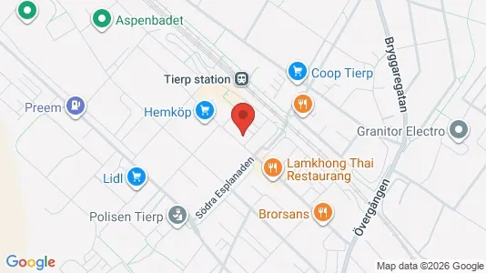 Kontorer til leie i Tierp – Bilde fra Google Street View