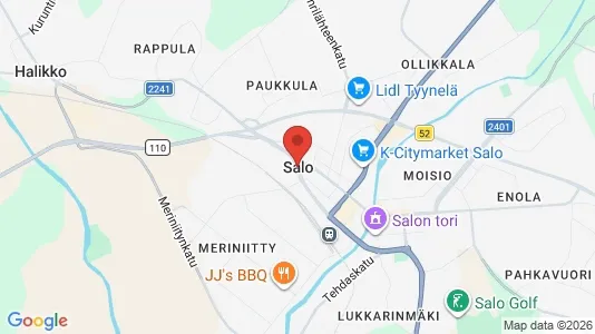 Kontorer til leie i Salo – Bilde fra Google Street View