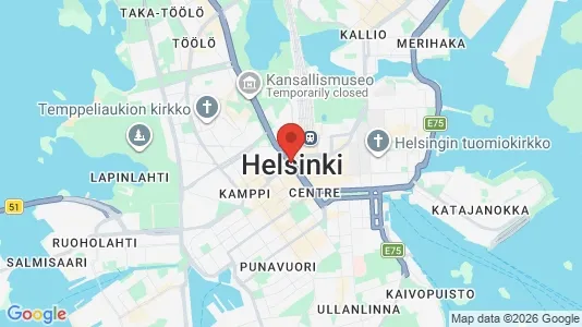 Espacios de oficina En alquiler i Helsinki Läntinen - kort over placeringen