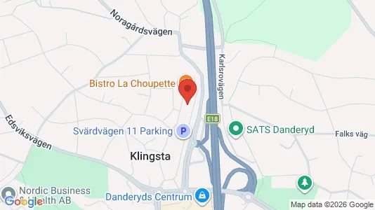 Office spaces for rent i Danderyd - kort over placeringen