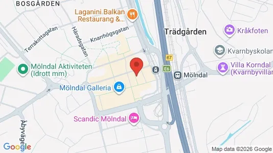 Varastot Vuokrattavana i Mölndal - Kuva Google Street Viewstä