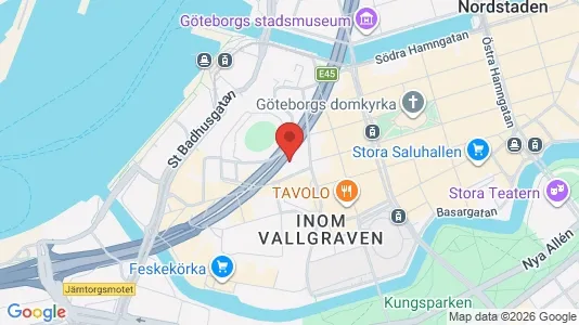 Kontorlokaler til leje i Gøteborg Centrum - Foto fra Google Street View