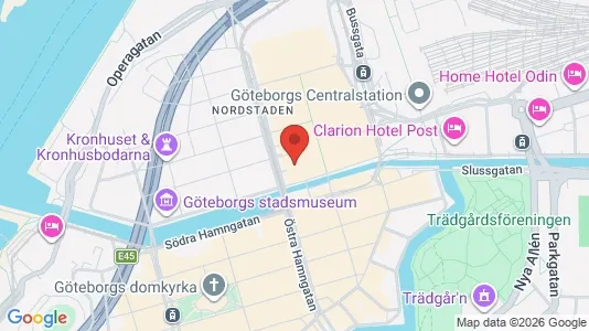 Kontorlokaler til leje i Gøteborg Centrum - Foto fra Google Street View
