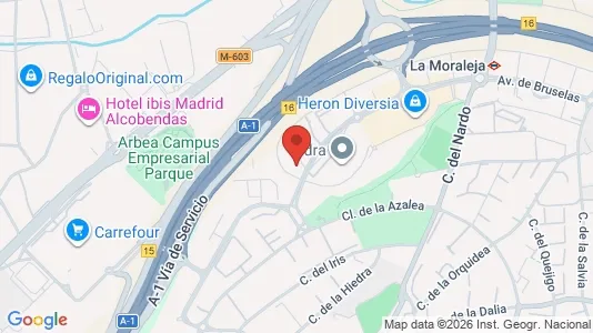 Office spaces for rent i Alcobendas - kort over placeringen