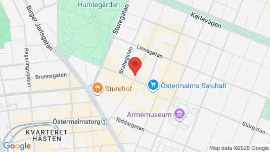 Büros zur Miete i Östermalm – Foto von Google Street View
