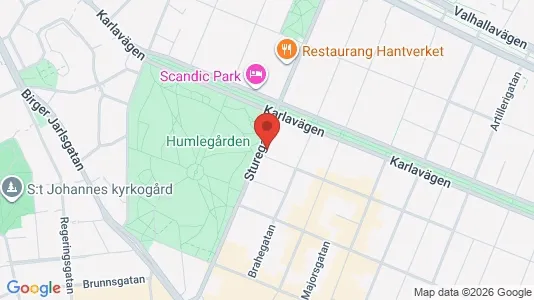 Kontorer til leie i Östermalm - kort over placeringen