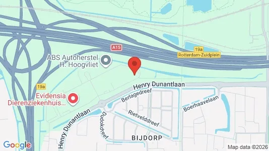 Lokaler til leje i Barendrecht - kort over placeringen