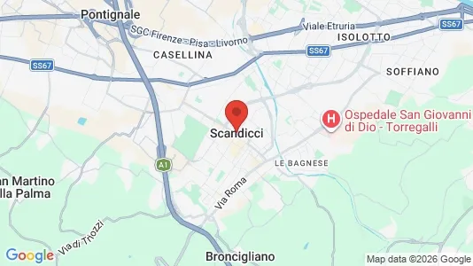 Varastot Vuokrattavana i Scandicci - Kuva Google Street Viewstä