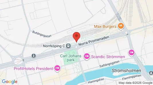 Lokale biurowe Do wynajęcia i Norrköping - kort over placeringen