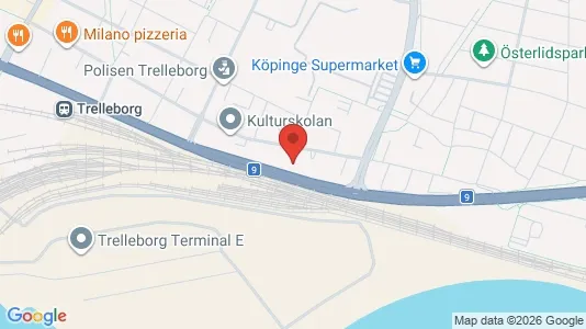 Liikekiinteistöt Vuokrattavana i Trelleborg - Kuva Google Street Viewstä