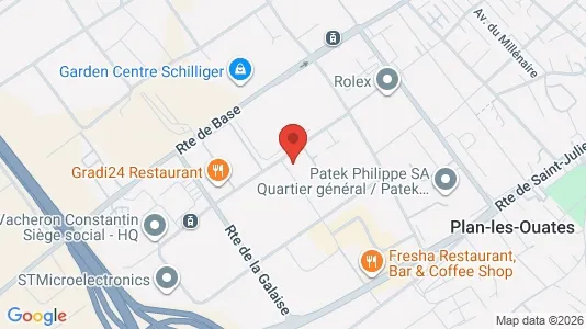 Kontorer til leie i Plan-les-Ouates – Bilde fra Google Street View