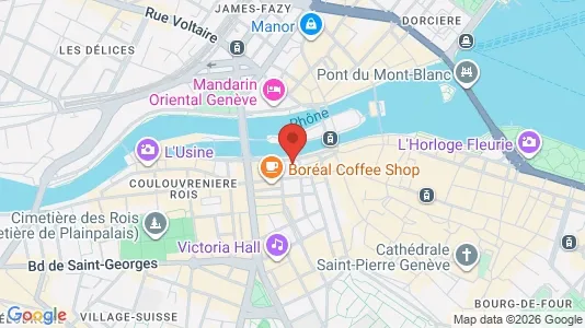Office spaces for rent i Geneva Cité - kort over placeringen