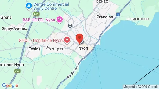 Kontorer til leie i Nyon – Bilde fra Google Street View