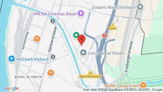 Office spaces for rent i Basel-Stadt - kort over placeringen