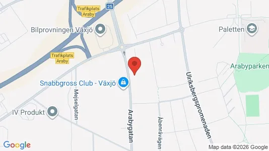 Propiedades comerciales En alquiler i Växjö - kort over placeringen