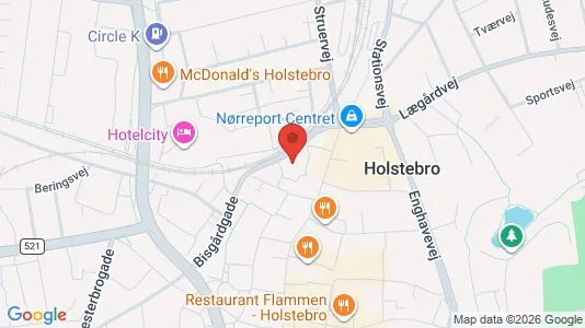 Kontorer til leie i Holstebro – Bilde fra Google Street View