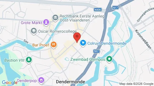 Office spaces for rent i Dendermonde - Photo from Google Street View