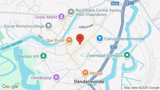 Lokaler til leje i Dendermonde - Foto fra Google Street View