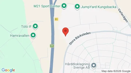 Kontorslokaler för uthyrning i Kungsbacka – Foto från Google Street View