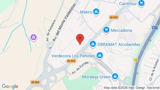 Kontorer til leie i Alcobendas – Bilde fra Google Street View