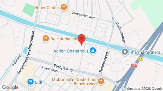 Kantorruimte te huur i Oosterhout - Foto uit Google Street View