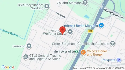 Büros zur Miete i Berlin Marzahn-Hellersdorf – Foto von Google Street View