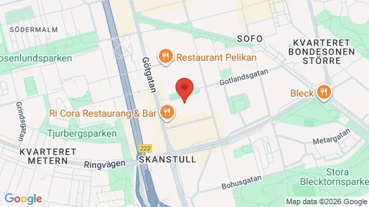 Kontorlokaler til leje i Södermalm - kort over placeringen