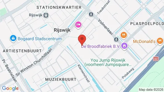 Kontorlokaler til leje i Rijswijk - kort over placeringen