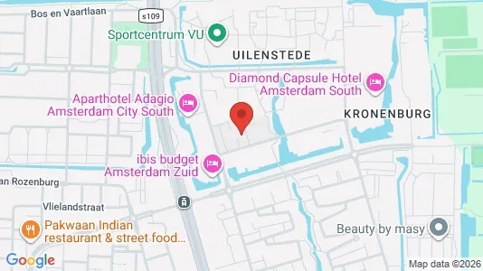 Kontorlokaler til leje i Amstelveen - kort over placeringen