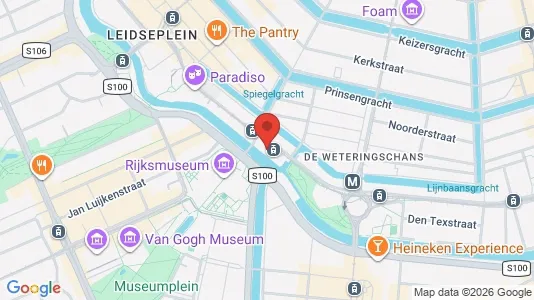 Kontorlokaler til leje i Amsterdam Centrum - Foto fra Google Street View