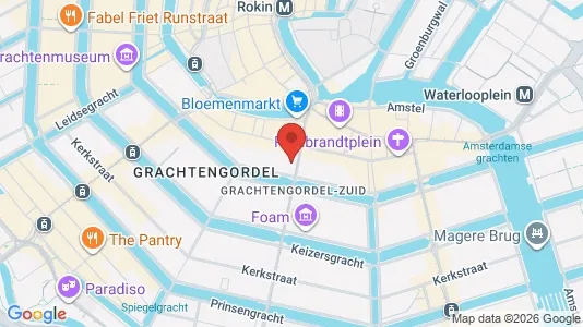Espacios de oficina En alquiler i Amsterdam Centrum - kort over placeringen