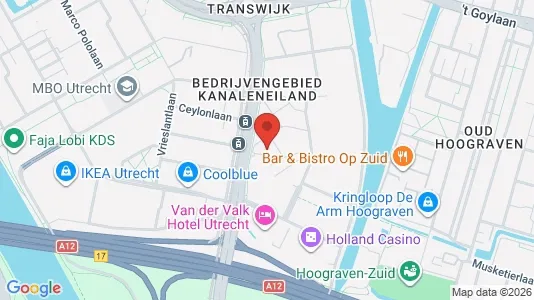 Büros zur Miete i Utrecht Zuid-West - kort over placeringen